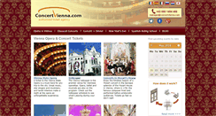 Desktop Screenshot of concertvienna.com