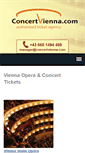 Mobile Screenshot of concertvienna.com