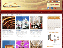 Tablet Screenshot of concertvienna.com